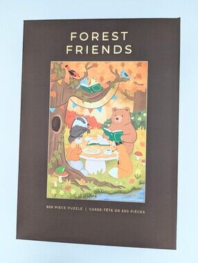 NEW IN BOX Hobbry "Forest Friends" 500-Piece Puzzle